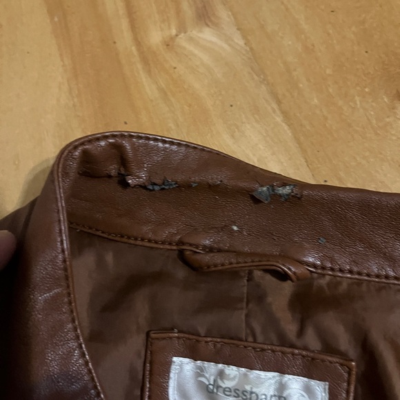 Vintage vegan leather jacket - Picture 4 of 4